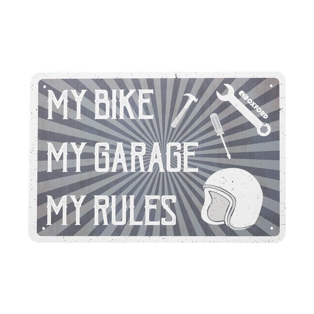 Oxford Accessories - Garage Metal Sign - My Rules (OX378)
