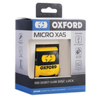 Oxford - XA5 Alarm Disc Lock 5.5mm Pin Yellow/Black (LK213)