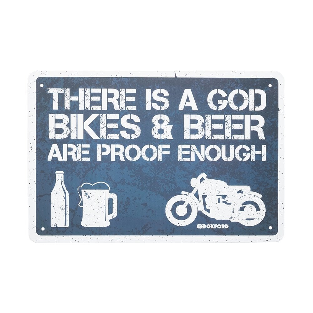 Oxford Accessories - Garage Metal Sign - There Is A God (OX383)