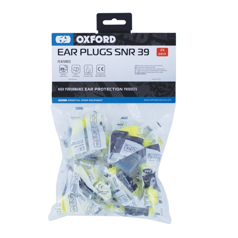 Oxford Ear Plugs - SNR39 - 25 Pack inc single case (OX625)