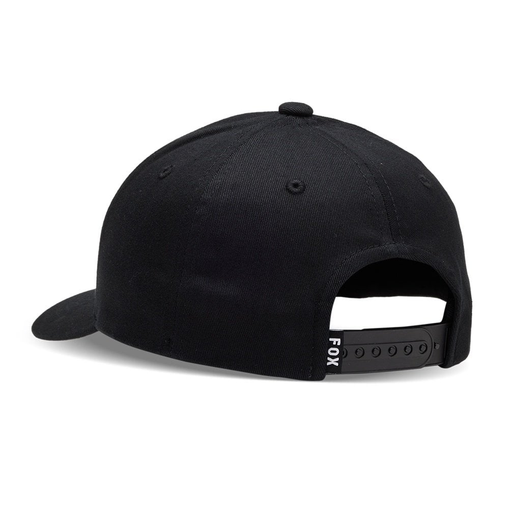 FOX Racing Youth Cap - LEGACY 110 Snapback Hat (Black/Black)