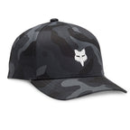 FOX Racing Youth Cap - FOX HEAD Camo 110 Snapback Hat (Black Camo)