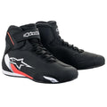 Alpinestars Sektor Motorcycle Riding Shoes (Black/White/Red Fluo)