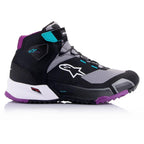 Alpinestars Women's CR-X Motorcycle Riding Shoes (Black/Plum/Teal)
