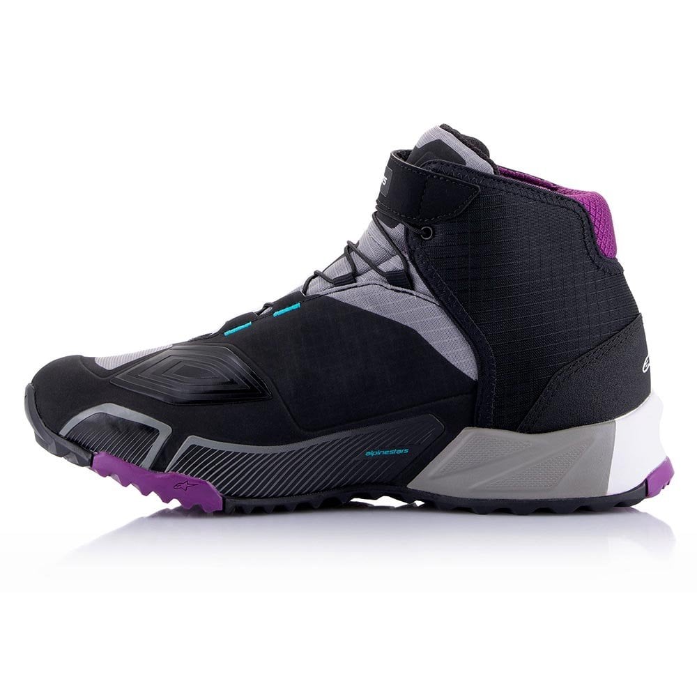 Alpinestars Women's CR-X Motorcycle Riding Shoes (Black/Plum/Teal)