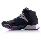 Alpinestars Women's CR-X Motorcycle Riding Shoes (Black/Plum/Teal)