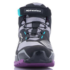 Alpinestars Women's CR-X Motorcycle Riding Shoes (Black/Plum/Teal)
