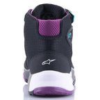 Alpinestars Women's CR-X Motorcycle Riding Shoes (Black/Plum/Teal)