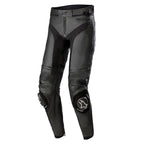 Alpinestars Missile V3 Motorcycle Leather Jeans (Black/Black) *Short Leg*