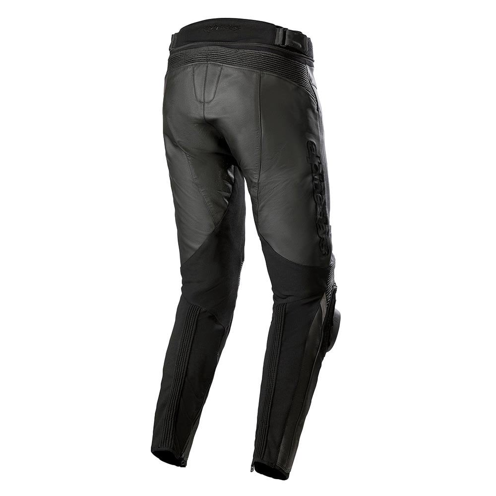 Alpinestars Missile V3 Motorcycle Leather Jeans (Black/Black) *Short Leg*