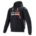 Alpinestars Chrome Ignition Motorcycle Sports Riding Hoodie (Black/Red/Fluo)