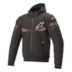 Alpinestars Sektor V2 Tech Hoodie Motorcycle Sports Softshell Jacket (Black/Bright Red)