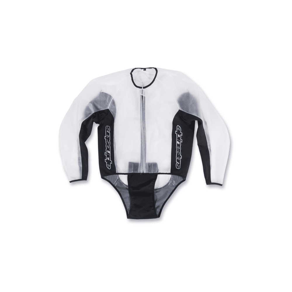 Alpinestars Motorcycle Waterproof Rain Jacket - Racing Rain (Clear/Black)