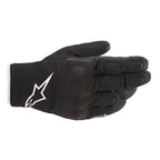 Alpinestars S-Max Drystar Motorcycle Short WP Gloves (Black/White)