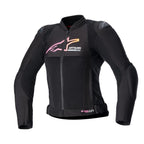 Alpinestars Women's SMX Air Motorcycle Vented Jacket (Black/Yellow/Pink)
