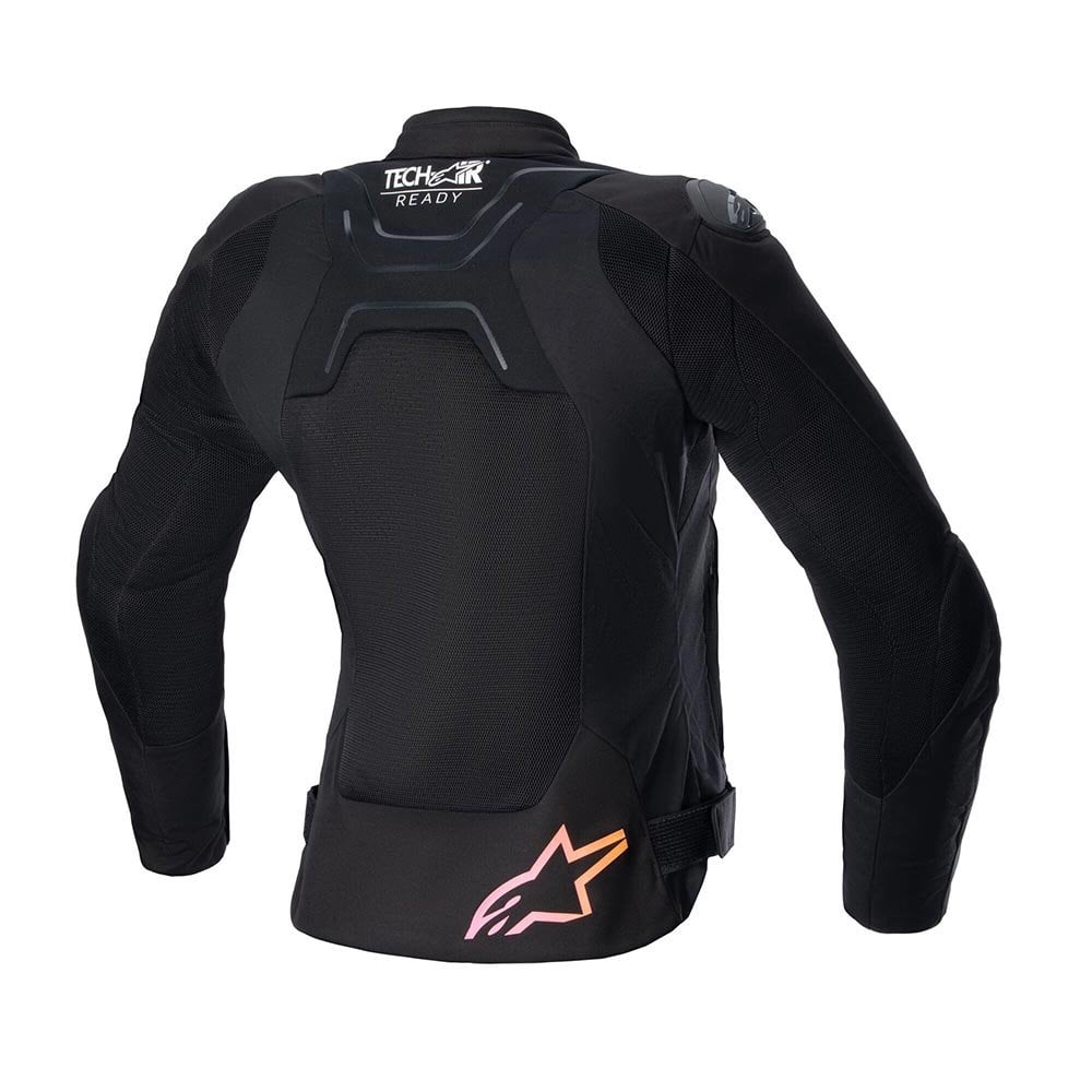 Alpinestars Women's SMX Air Motorcycle Vented Jacket (Black/Yellow/Pink)