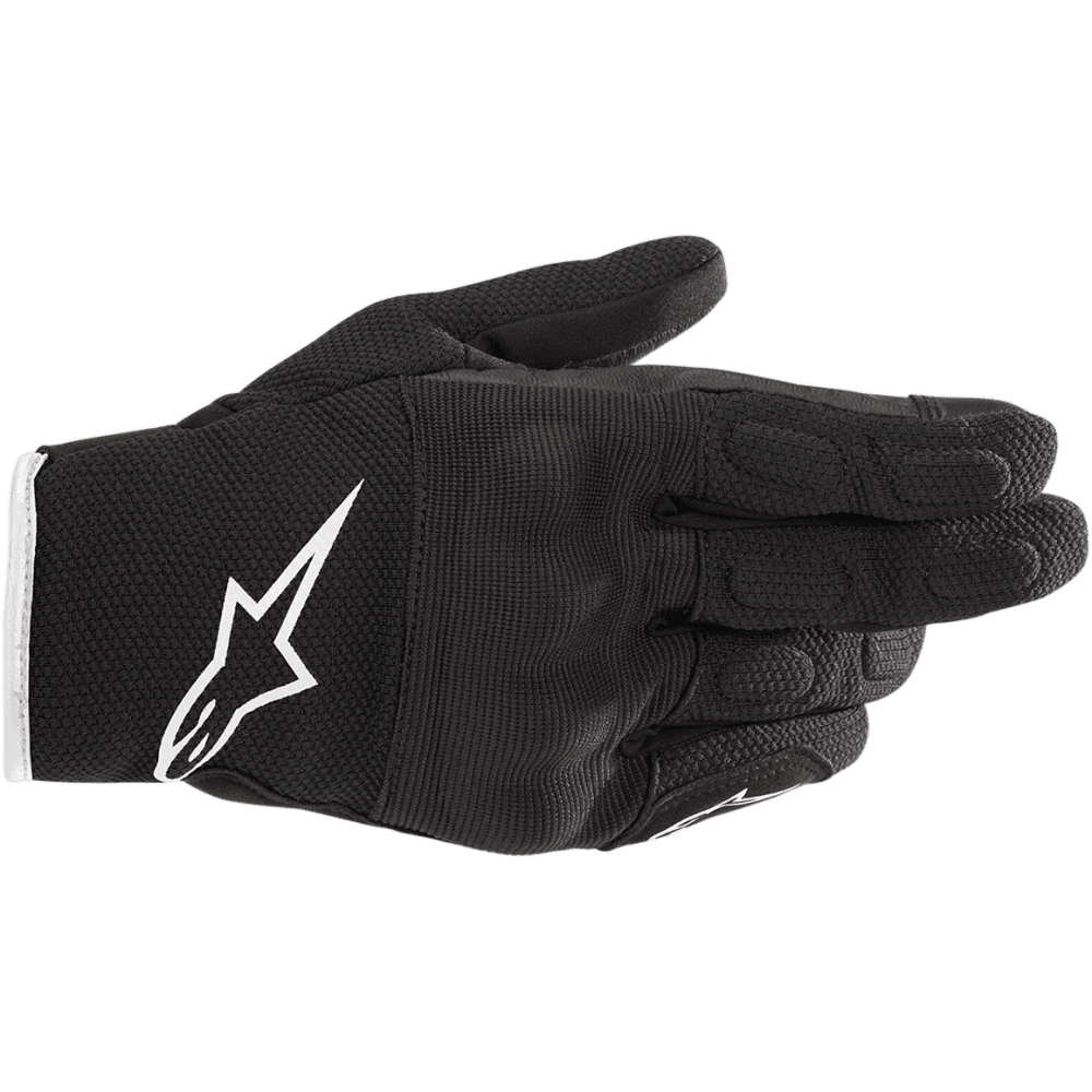 Alpinestars Honda Copper Motorcycle Short Textile Gloves (Black)
