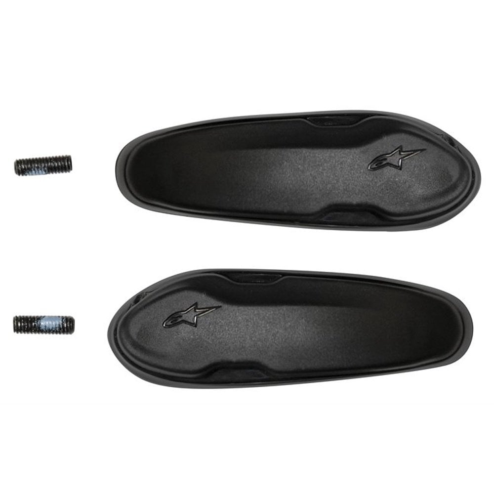 Alpinestars (Boot Spares) Toe Sliders - TPU/Aluminium - Supertech R, SMX Plus, SMX 6, SMX 3, SMX-1R (2015 On) *AS03* (Black)