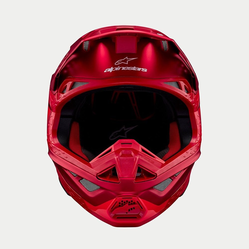 Alpinestars S-M10 MX Helmet - FLOOD (Red Fluo/Red M&G)