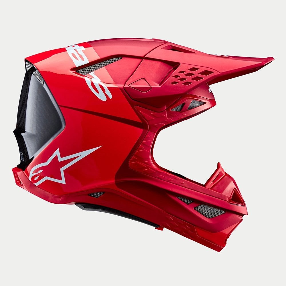 Alpinestars S-M10 MX Helmet - FLOOD (Red Fluo/Red M&G)