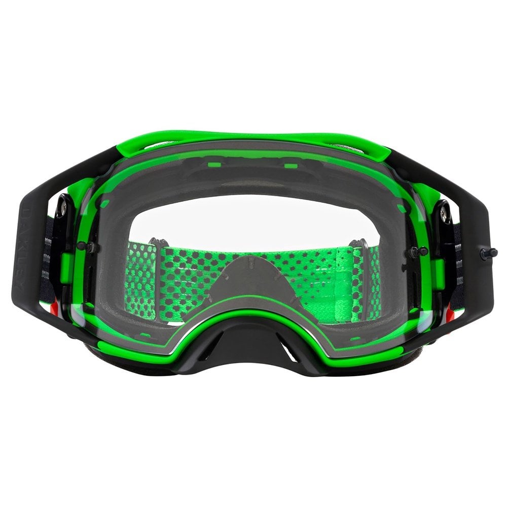 Oakley Airbrake Goggles - MOTO 2.0 (Fluo Green) Clear Lens
