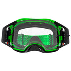 Oakley Airbrake Goggles - MOTO 2.0 (Fluo Green) Clear Lens