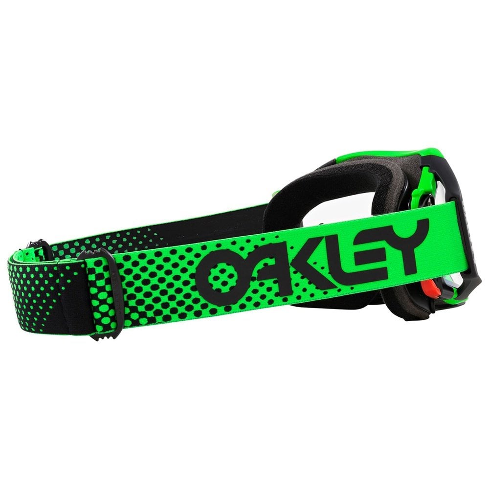 Oakley Airbrake Goggles - MOTO 2.0 (Fluo Green) Clear Lens