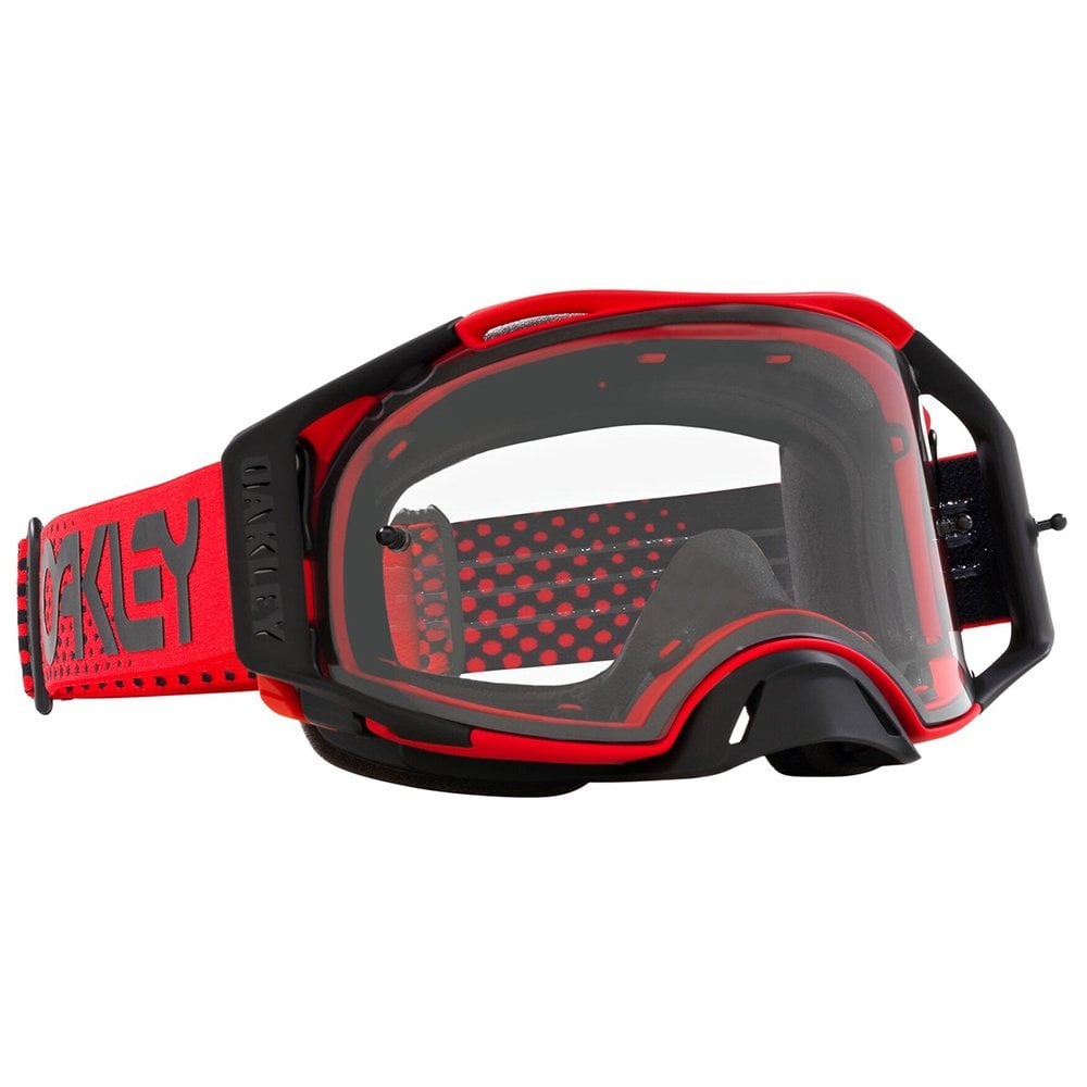 Oakley Airbrake Goggles - MOTO 2.0 (Red) Clear Lens
