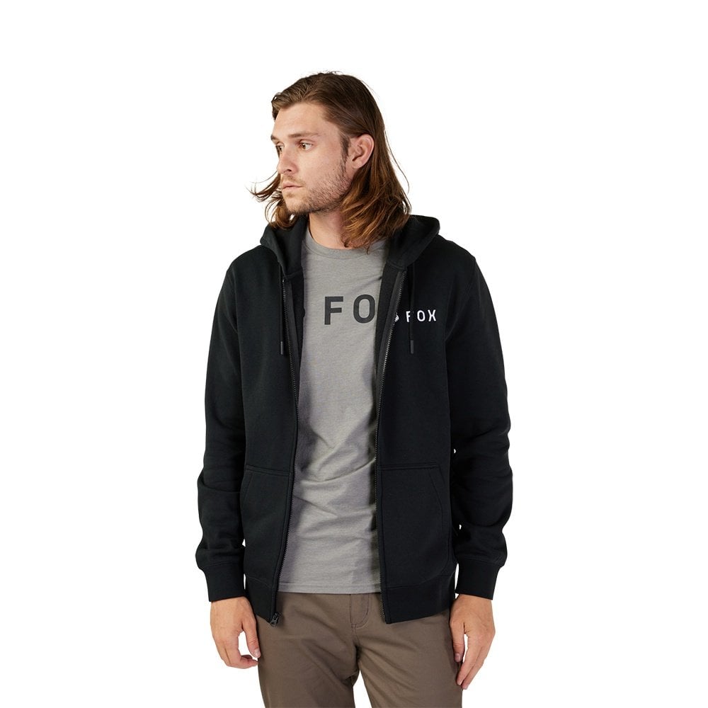 FOX Racing Mens Hoodie - ABSOLUTE Fleece ZIP (Black)