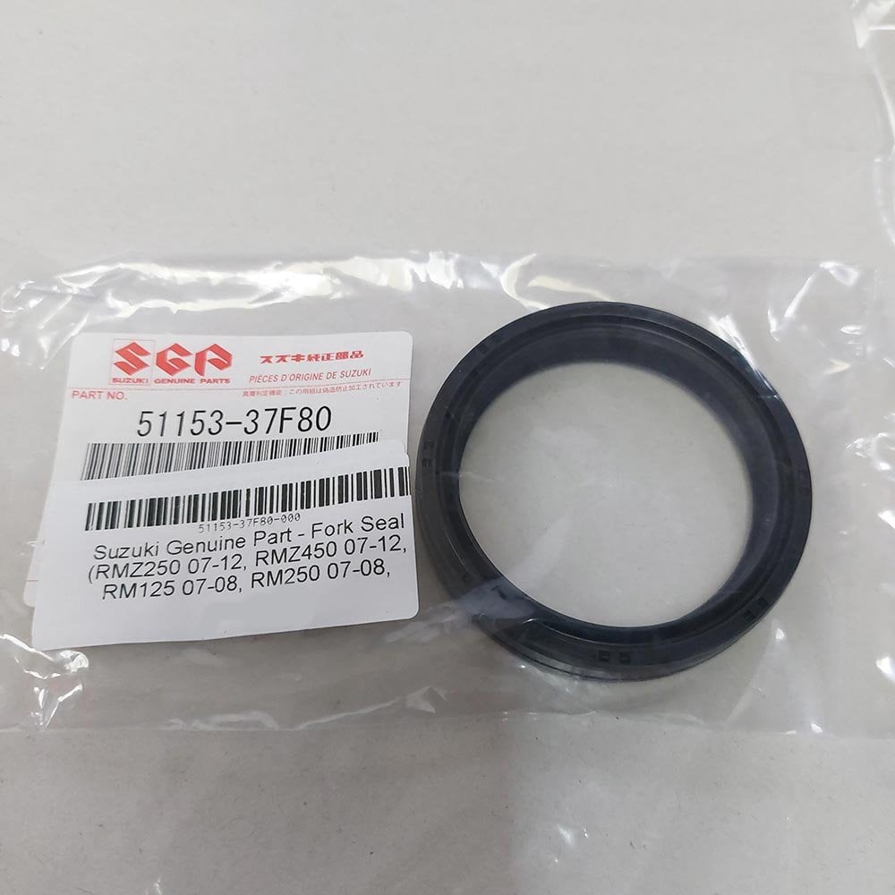 Suzuki Genuine Part - Fork Seal (RMZ250 07-12, RMZ450 07-12, RM125 07-08, RM250 07-08, DRZ400SM 05-09, RMX450 12-17) - 51153-37F80-000