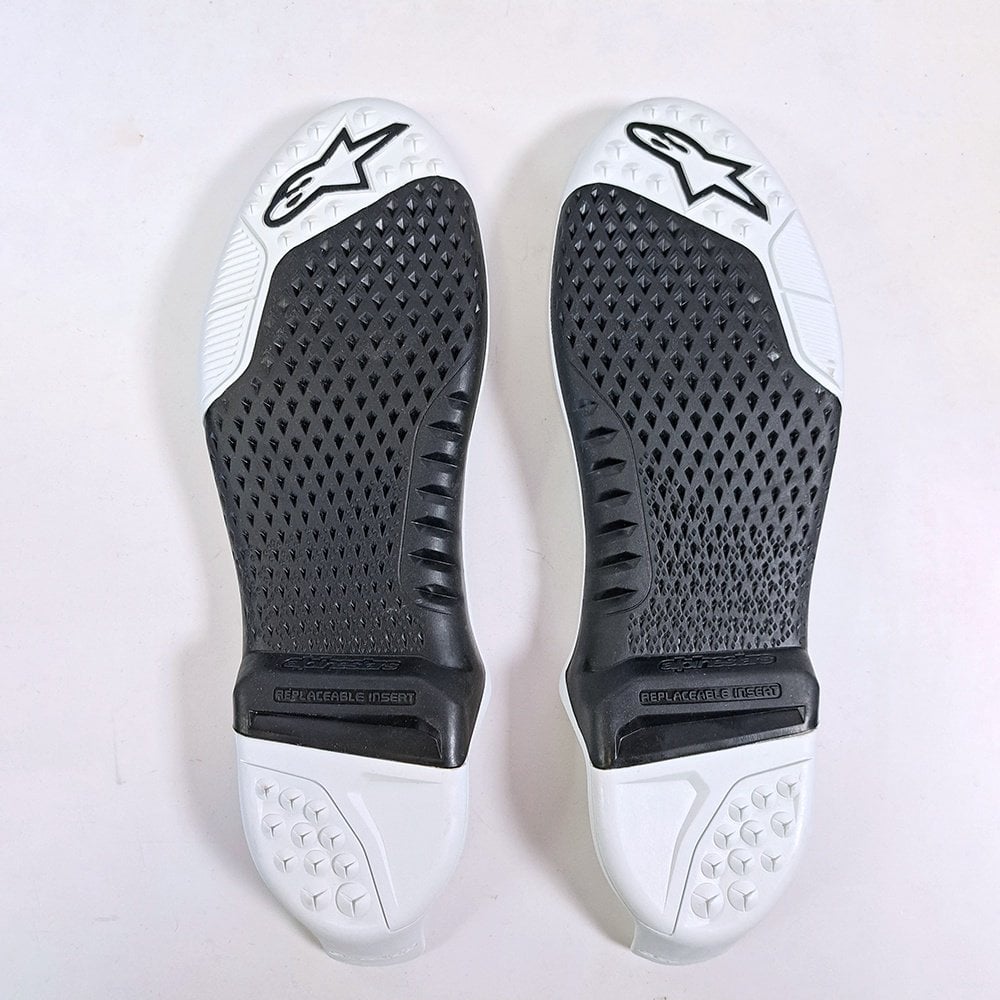 Alpinestars (Boot Spares) Replacement Soles - Tech 10 (2020>) Black/White