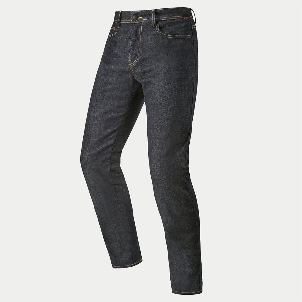 Alpinestars Cult-8 Stretch Motorcycle Denim Jeans (Blue Rinse)