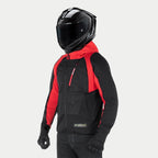 Alpinestars MO.ST.EQ Hybrid Hooded Riding Jacket (Black/Flame Red)
