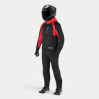 Alpinestars MO.ST.EQ Hybrid Hooded Riding Jacket (Black/Flame Red)