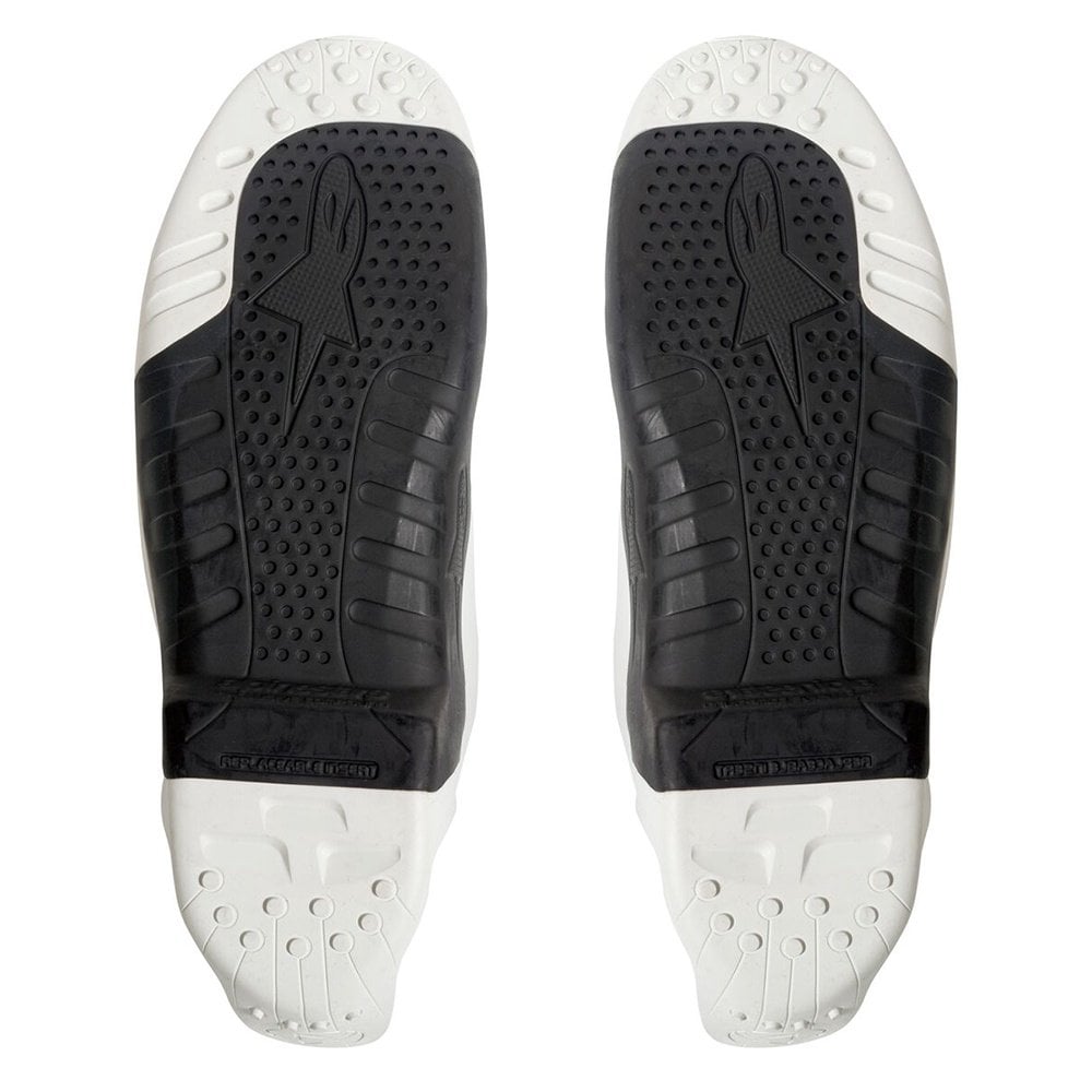 Alpinestars (Boot Spares) Replacement Soles - Tech 10 (>2019) Black/White