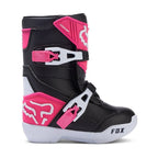 FOX Racing Kids MX | ATV Boots - COMP (Black/White/Pink)