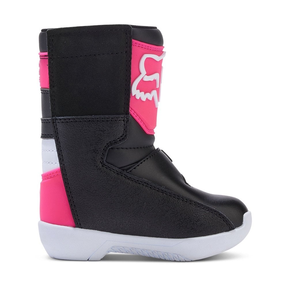 FOX Racing Kids MX | ATV Boots - COMP (Black/White/Pink)