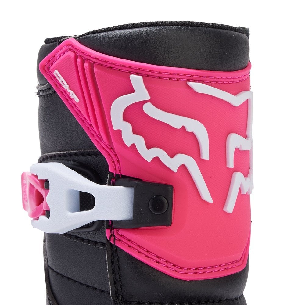 FOX Racing Kids MX | ATV Boots - COMP (Black/White/Pink)