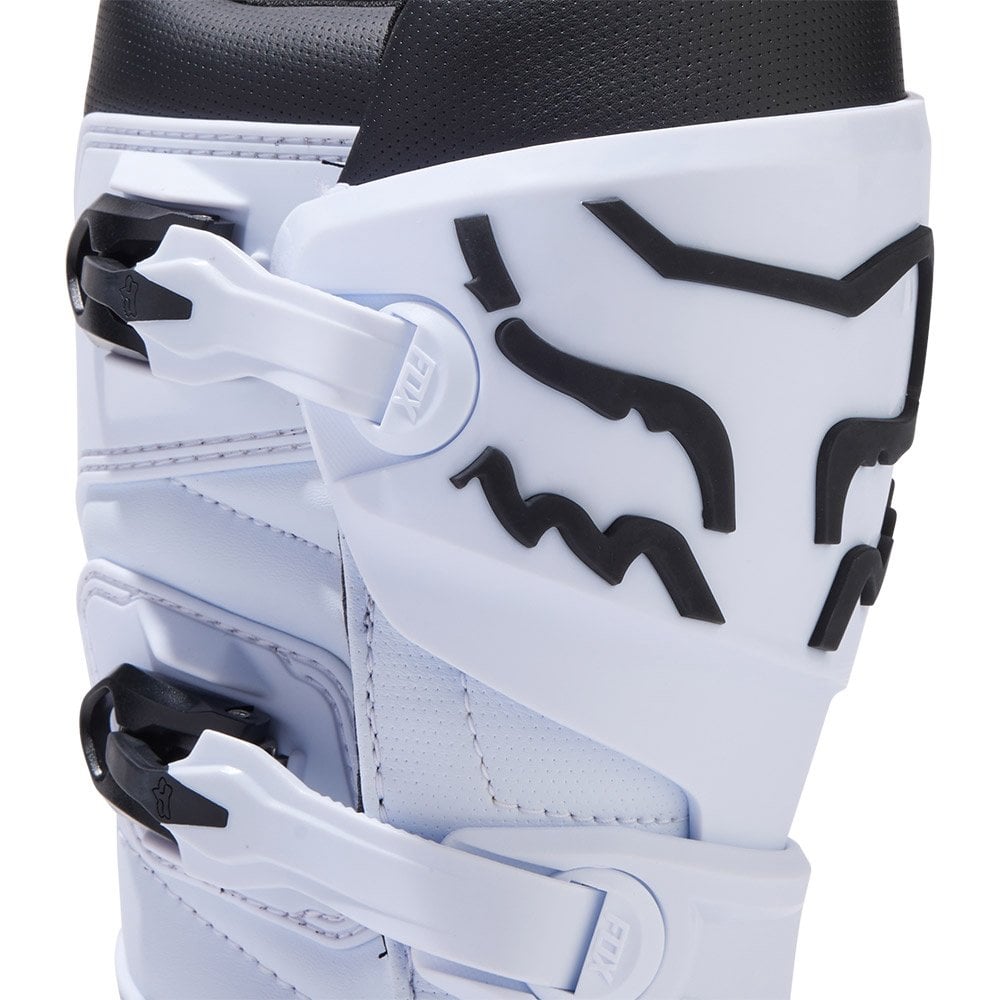 FOX Racing Youth Motocross Boots - COMP (White/Black)