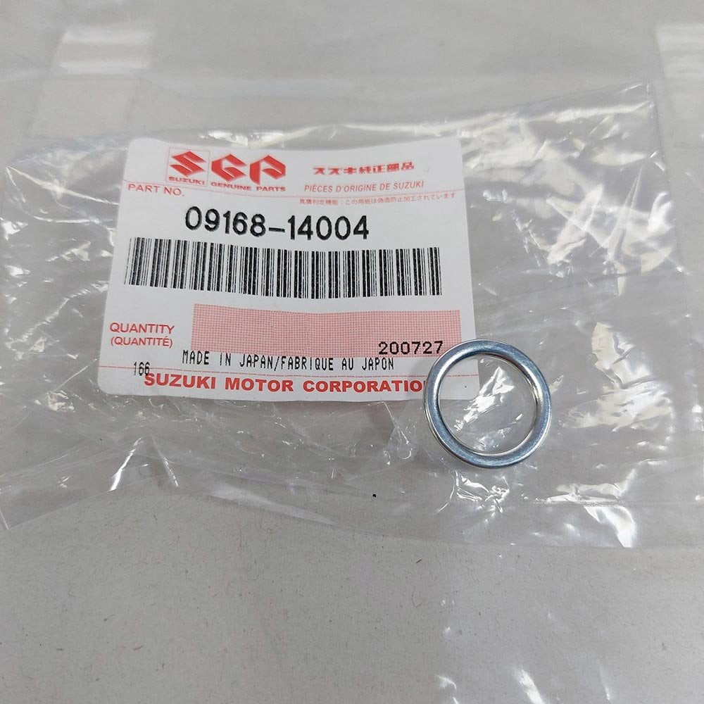 Suzuki Genuine Part - Sump Bolt Washer (Metal 14x19.2x2) - 09168-14004-000