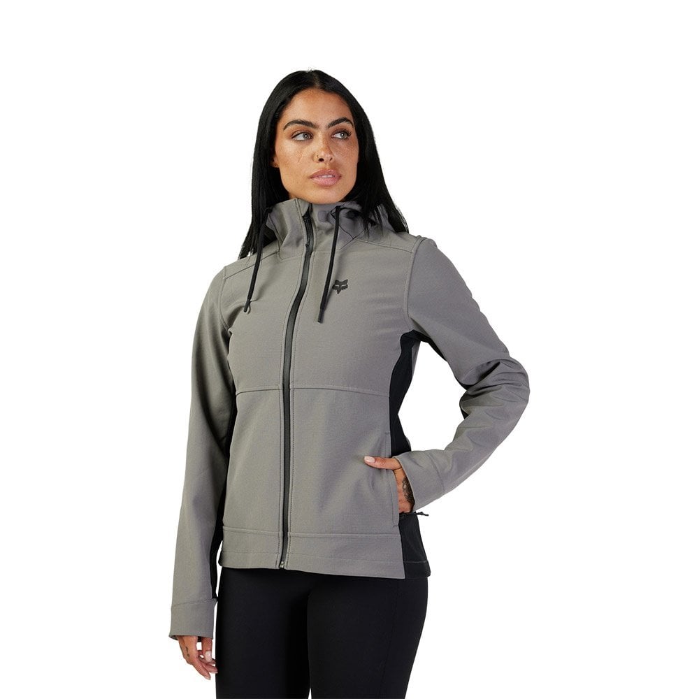 Fox (SALE) Jacket - Womens - PIT Softshell - Pewter V2