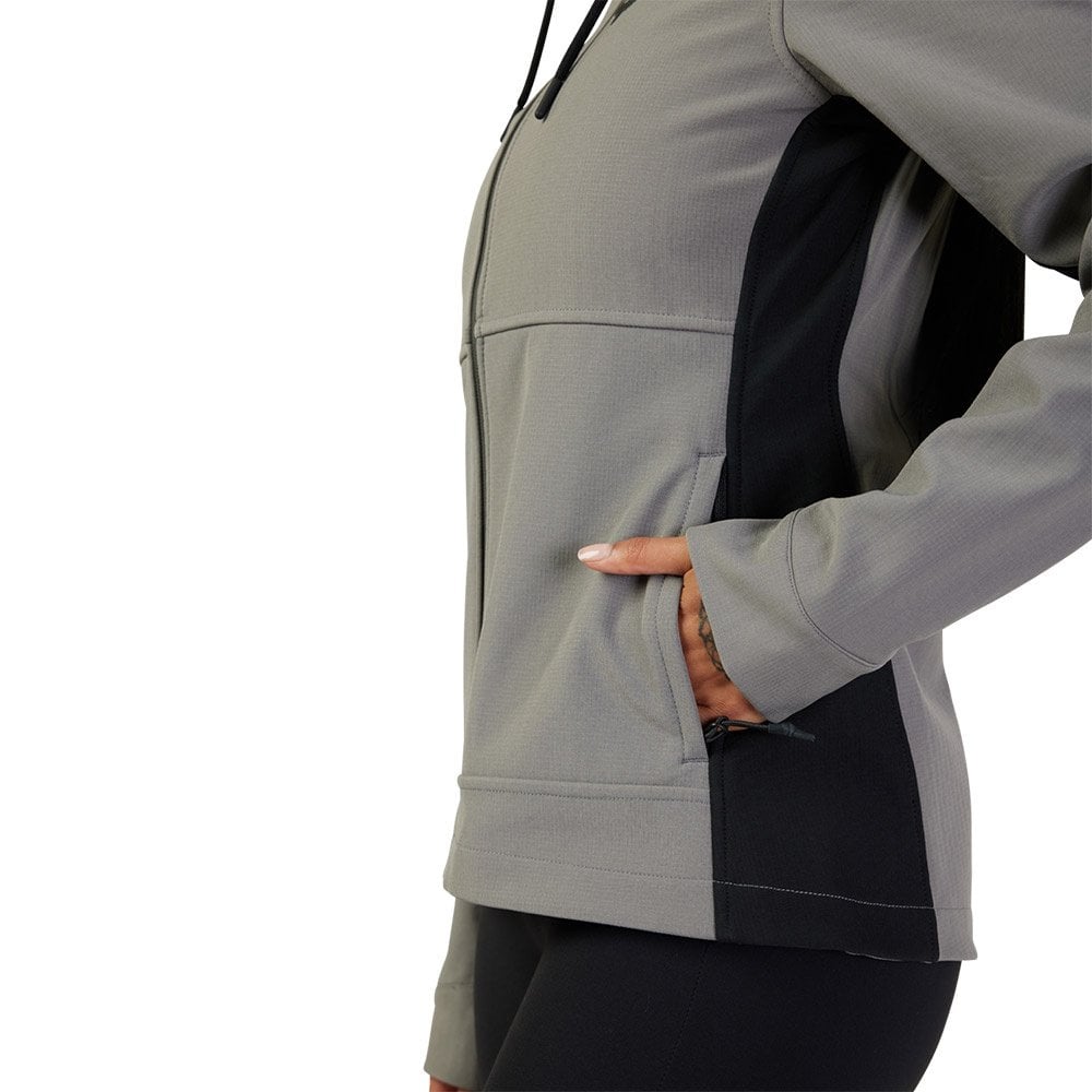 Fox (SALE) Jacket - Womens - PIT Softshell - Pewter V2