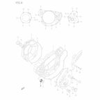 Suzuki Genuine Part - Oil Seal, Crankcase Cover (RM-Z250/450 07-25, RMX450 12-17) - 09282-12012-000