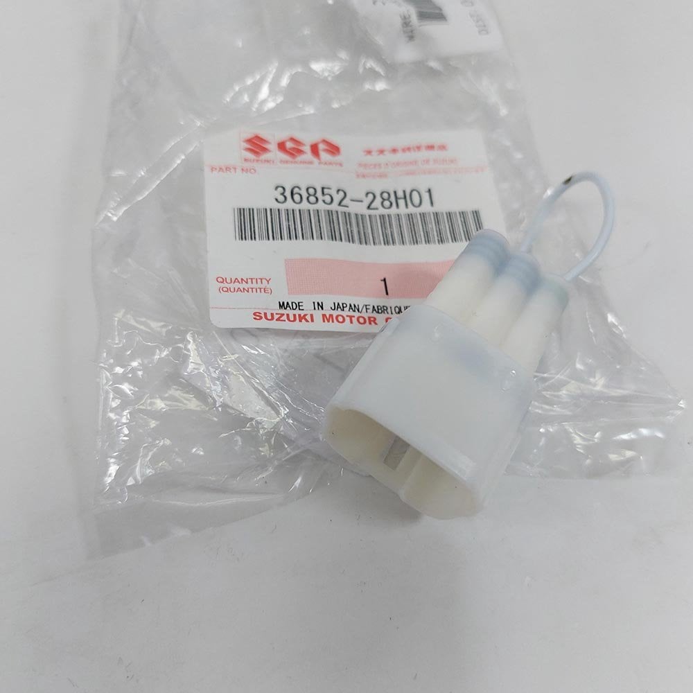 Suzuki Genuine Part - Wire Short, Plug/Map (RMZ250 10-25, RMZ450 08-25) - 36852-28H01-000 (SS 36852-28H00-000) (White/Lean)