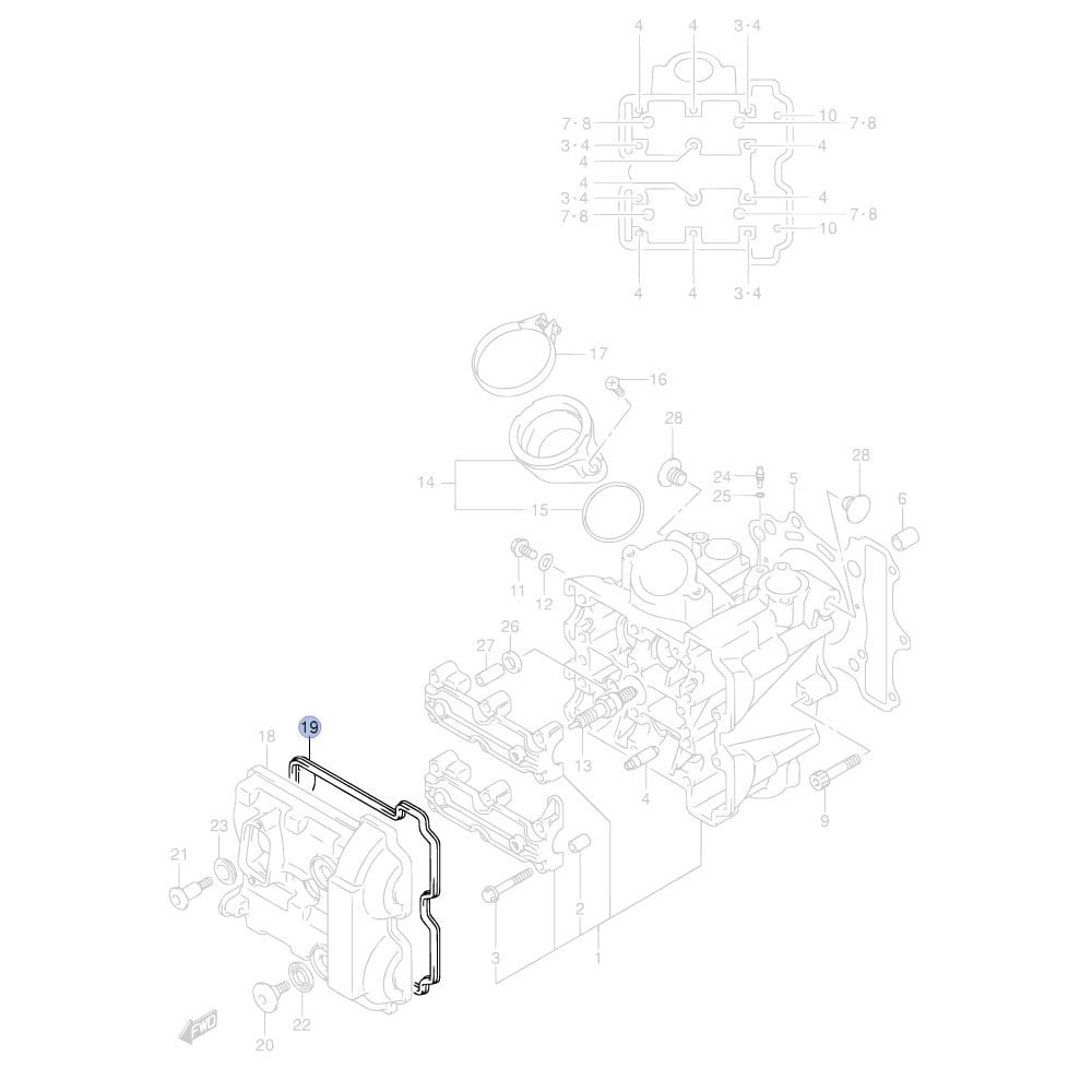 Suzuki Genuine Part - Gasket Cylinder Head (DL650 04-23, SV650 03-23, SFV650 09-15) - 11173-19F01-000