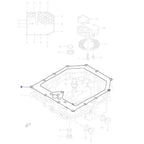 Suzuki Genuine Part - Oil Sump/Pan Gasket (GSF600 Y-K4, GSF650 K5-K6, GSF1200 K1-K6, GSX600F X-K6, GSX750F W-K6) - 11489-27A21-000
