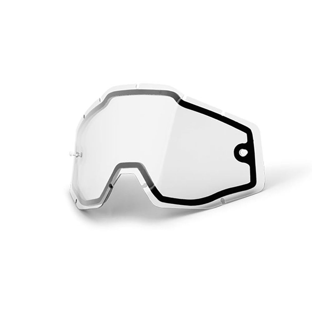 100% (Spares) Lens - Accuri-1/Strata-1/Racecraft-1 (Dual/Enduro) - Clear