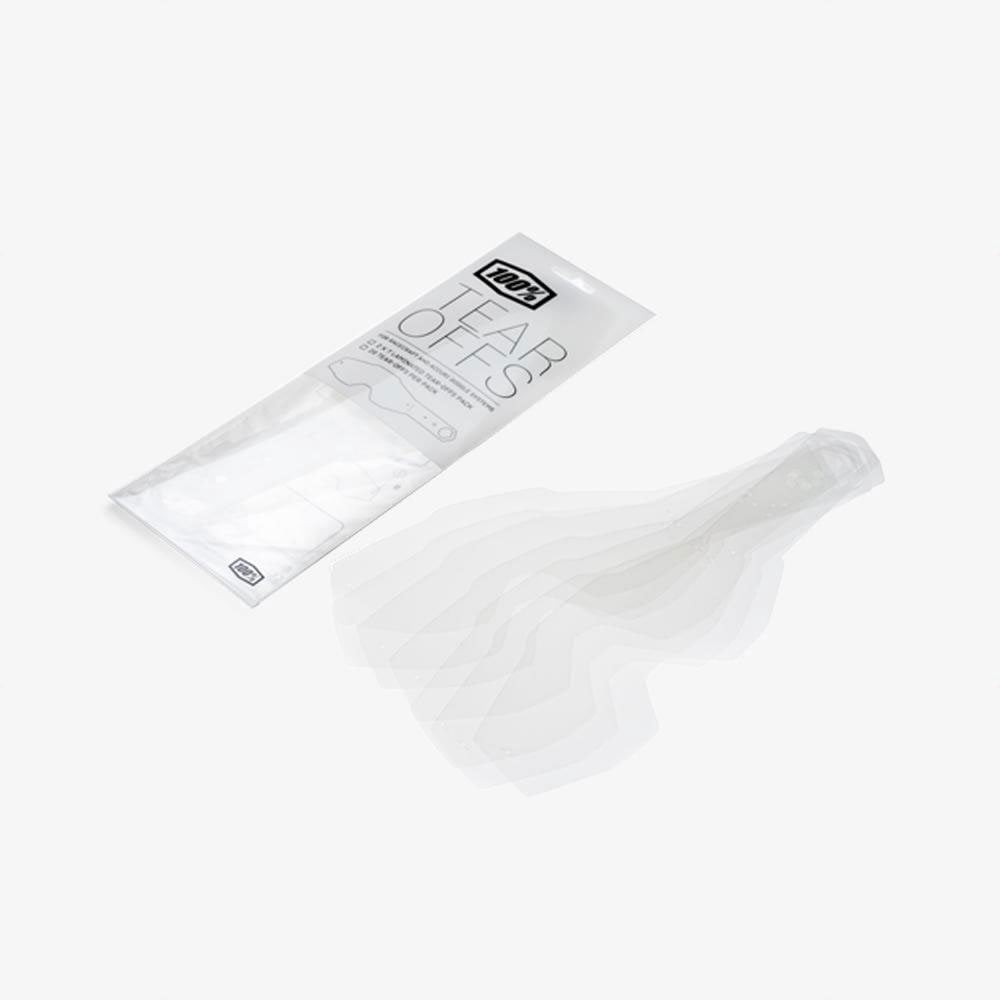 100% (Spares) Tear-Offs - Accuri-1/Racecraft-1/Strata-1 - Laminated - x14