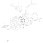Suzuki Genuine Part - Gasket, Cylinder Head (2 Stroke LT50 84-05, LT-A 02-05) - 11141-04000-000