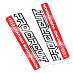Pro Circuit - Upper Fork Stickers - x2